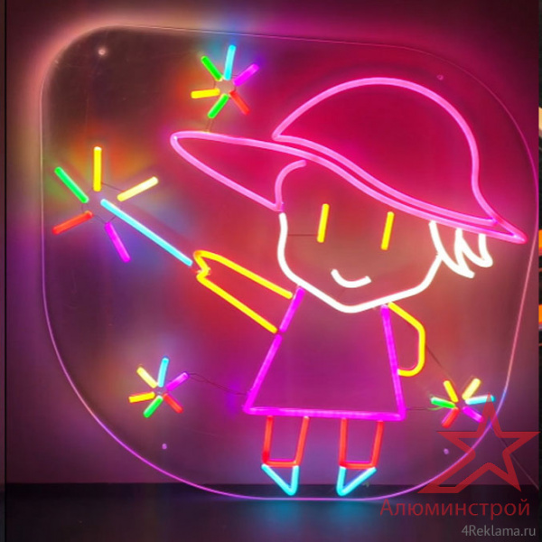 Гибкий неон Alulight, сечение 6x12 мм