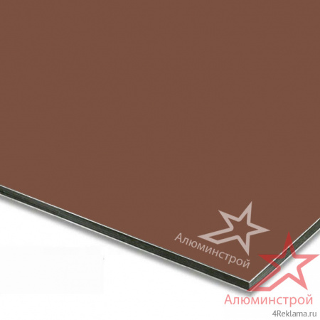 Алюминиевая композитная панель 4 мм (0.4) 1220х4000 серия Классик RAL 8002