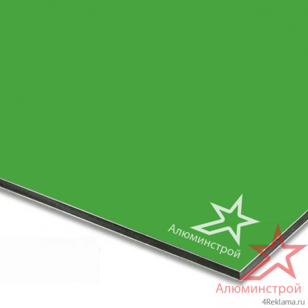 Алюминиевая композитная панель 4 мм (0.4) 1220х4000 серия Классик RAL 6018